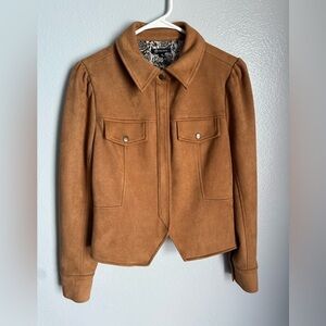 Versona  Faux Suede Jacket Small